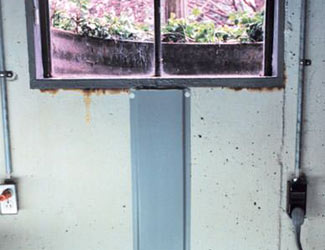 Repaired waterproofed basement window leak in Fredericksburg